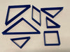 Tangram Puzzle Frames - Traceable Manipulative Set
