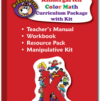 Kindergarten Color Math Curriculum with Manipulative Kit