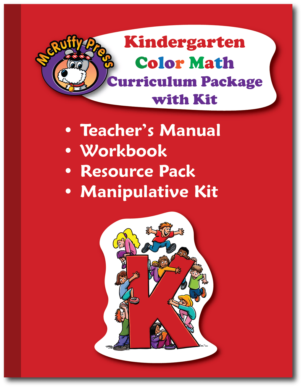 Kindergarten Color Math Curriculum with Manipulative Kit