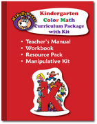 Kindergarten Color Math Curriculum with Manipulative Kit - McRuffy Press