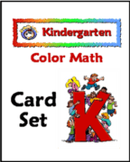 Additional Kindergarten Color Math Card Set - McRuffy Press