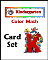 Additional Kindergarten Color Math Card Set