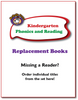 Kindergarten Individual Phonics Readers