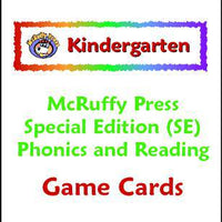 Additional Kindergarten Phonics & Reading Card Set