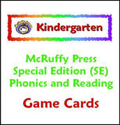 Additional Kindergarten Phonics & Reading Card Set - McRuffy Press