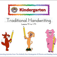 Kindergarten Transition Pack Traditional Handwriting