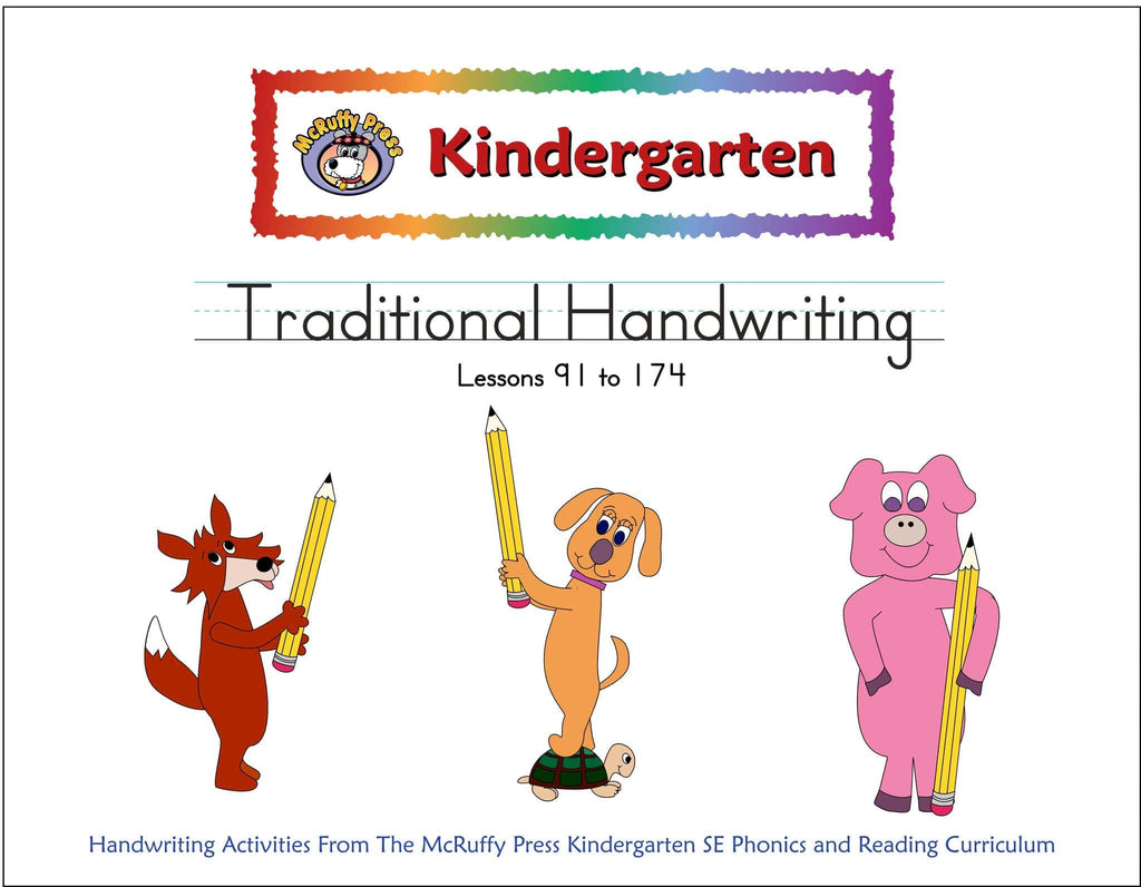 Kindergarten Transition Pack Traditional Handwriting