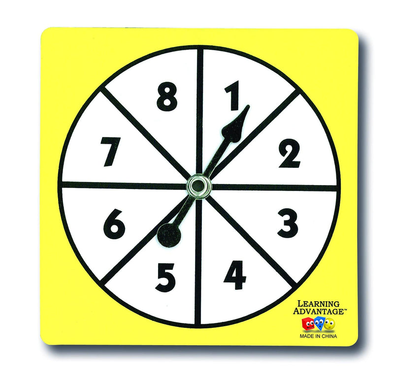 1-8 Number Spinner | McRuffy Press