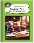 Preschool Language Arts Pre-Writing Book - McRuffy Press