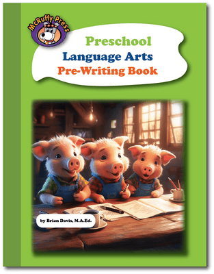 Preschool Language Arts Pre-Writing Book