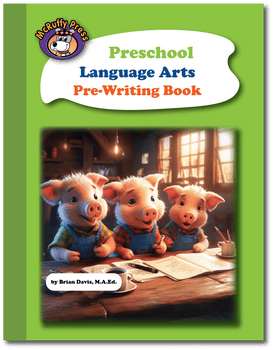 Preschool Language Arts Pre-Writing Book