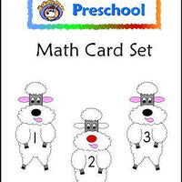 Additional Preschool Color Math Card Set