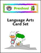 Additional Preschool Language Arts Card Set