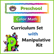 Preschool Color Math Curriculum with Manipulative Kit