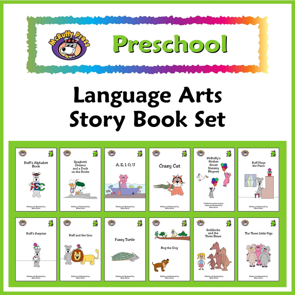 Preschool Language Arts Book Set