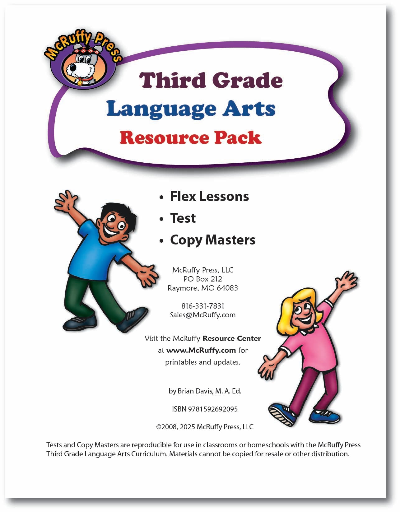 Third Grade SE Language Arts Resource Pack