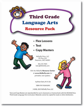 Third Grade Language Arts Resource Pack