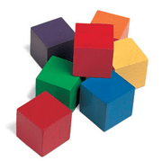 One Inch Wood Cubes Tub - McRuffy Press