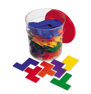 Pentomino Tub (6 sets of 12 pieces)