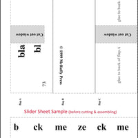 McRuffy Press Sliders - Blends and Digraphs (Book 2)