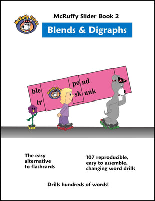 McRuffy Press Sliders - Blends and Digraphs (Book 2)