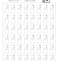 120 Days of Timed Tests Subtraction Drills