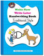 Write Now Write Later Handwriting Book: Traditional Style - McRuffy Press