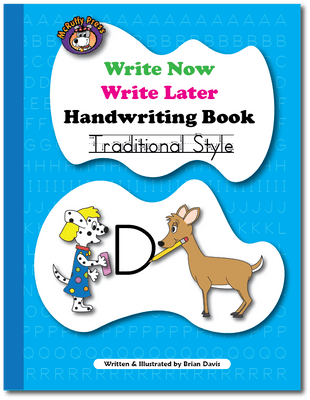 Write Now Write Later Handwriting Book: Traditional Style