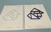 Tangram Puzzle Frames - Traceable Manipulative Set