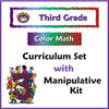 Third Grade Color Math Curriculum with Manipulative Kit - McRuffy Press