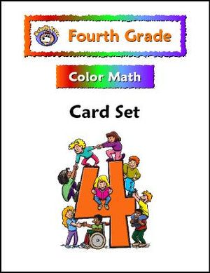 Additional Fourth Grade Color Math Card Set - McRuffy Press