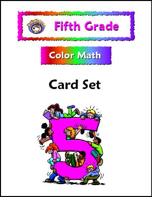 Additional Fifth Grade Color Math Card Set - McRuffy Press
