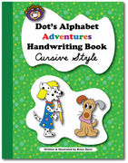 Dot's Alphabet Adventures Handwriting Cursive Style
