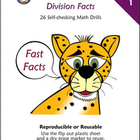 McRuffy Fast Facts Flip and Draw Books - Division Facts (Book 1) - McRuffy Press
