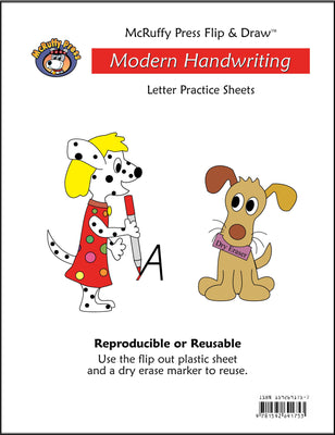 Letter Practice Flip and Draw Book - Modern - McRuffy Press
