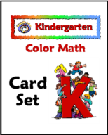Additional Kindergarten Grade Color Math Card Set - McRuffy Press