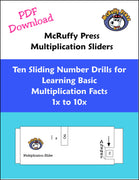 Multiplication Sliders Download - McRuffy Press