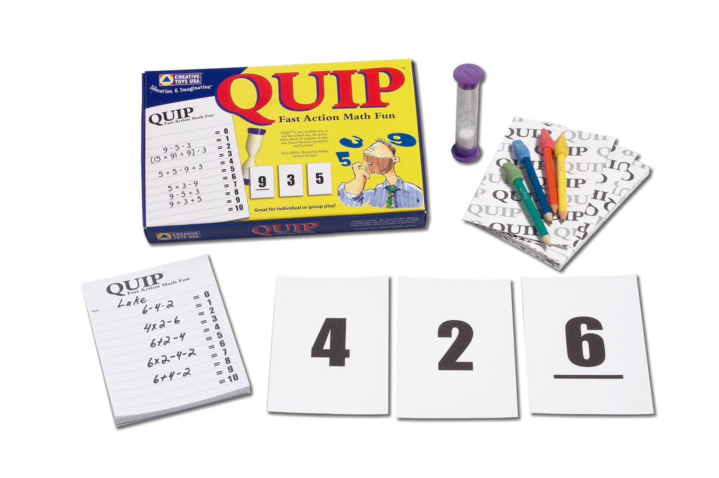 Quip - The Fast Action Math Fun Game - McRuffy Press