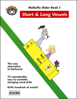 McRuffy Press Sliders - Short and Long Vowels (Book 1) - McRuffy Press
